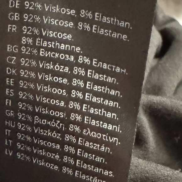 OSKA Long Sleeve Black Midi Dress Size 2 Medium Lagenlook Utilitarian Layering - Picture 5 of 6